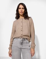 Cardigan - Tricotaje - Maro deschis