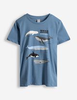 Shirt - Frontprint - blau