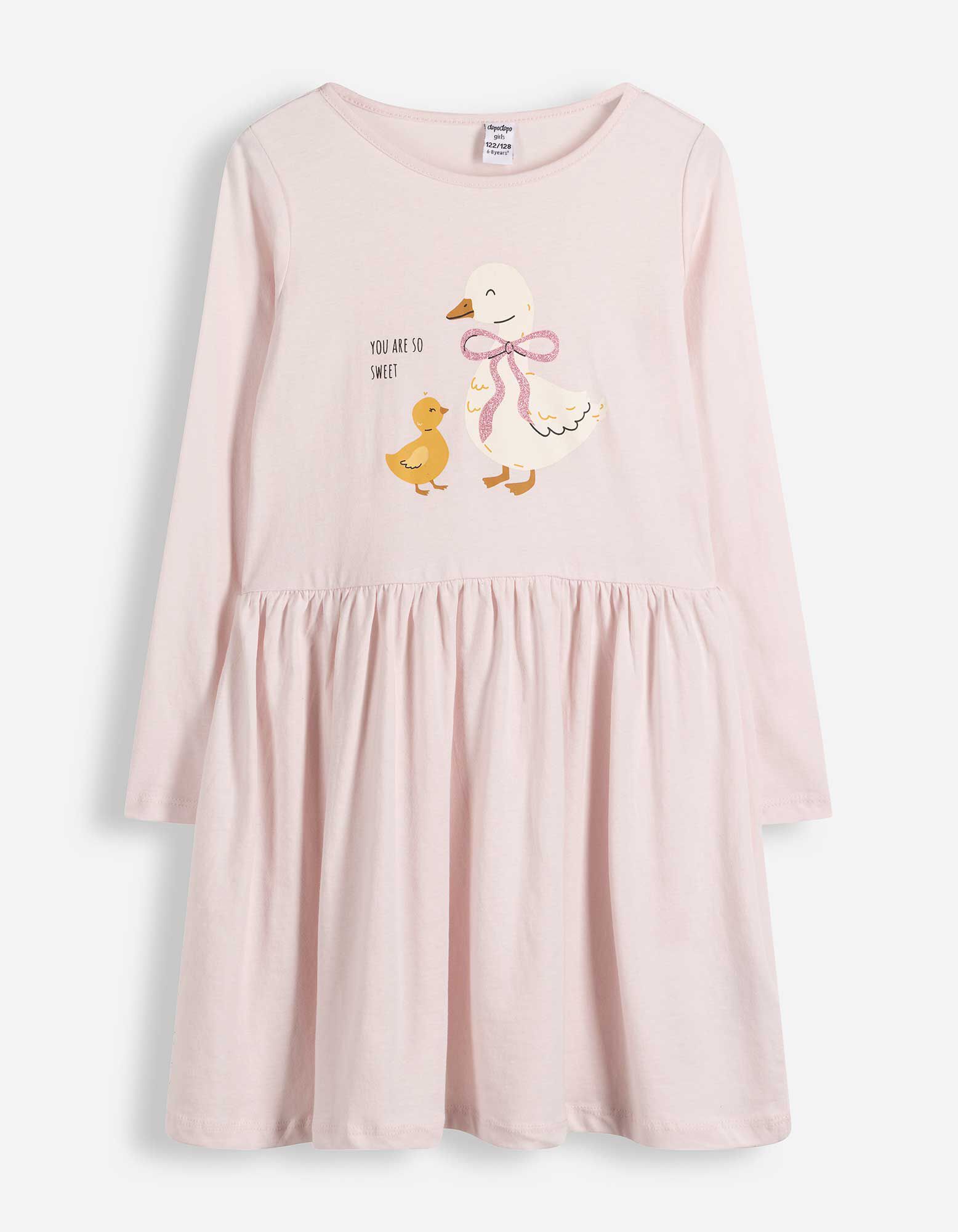Kleid - Print - Rosa