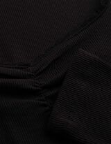 Longsleeve - Met kant - Zwart