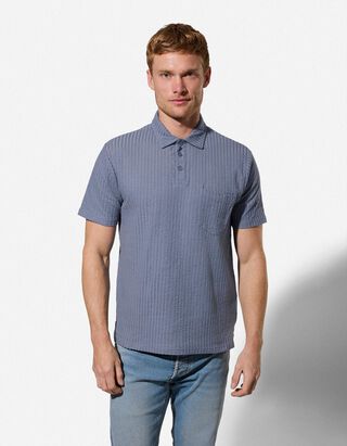 Poloshirt - Relax Fit - dunkelblau