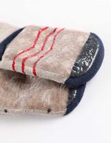 Zokni - Csúszásgátlós talp - világos barna