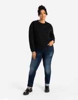 Pulóver - Viszkóztartalom - fekete