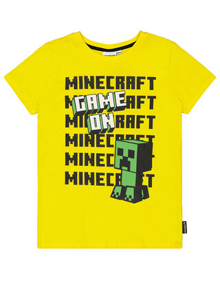 Jungen T-Shirt mit Minecraft-Print