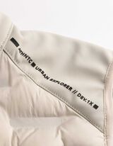 Weste - Geometrisches Muster - hellgrau