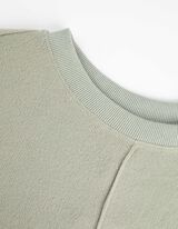 Pletena haljina - Ravan kroj - tirkizna