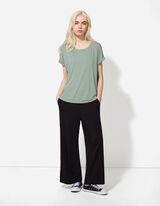 T-Shirt - Viskose-Mix - türkis