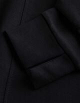 Kleid - Sweat - schwarz