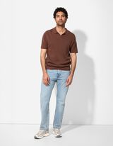 Polo majica - Pletenine - temno rjava