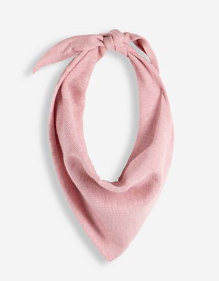 Dreieckstuch - Strick - Rosa
