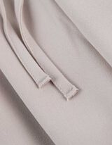 Kelnės - Kontrastingos medžiagos juostos - sviesiai pilkas