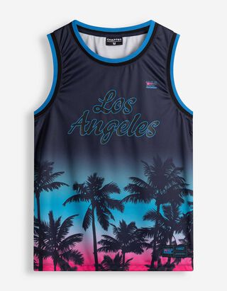 Tanktop - Mesh - blau