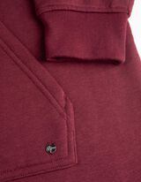 Haljina - sa vezicom - tamno-crvena