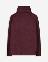 Pullover - Oversized Fit - dunkelrot