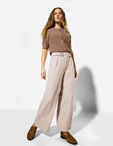 Culotte - Webstoff - beige