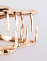 Haarklammer - einfarbig - goldfarben