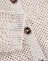 Gebreid vest - Katoen - beige