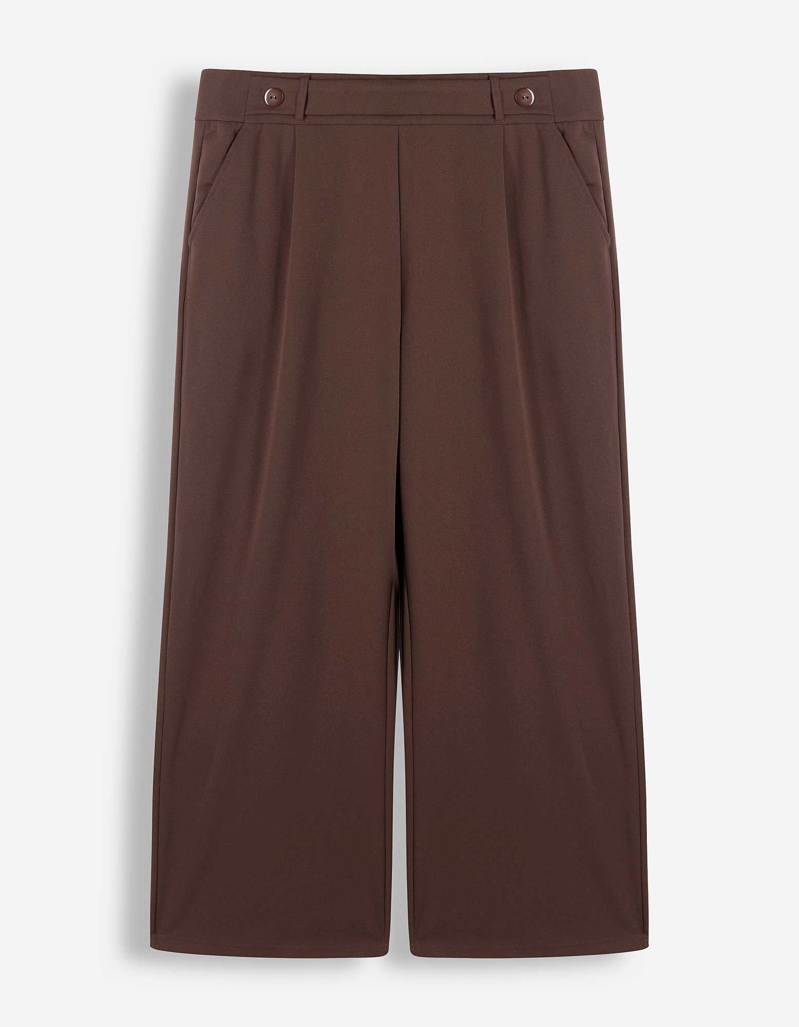 Culotte - Eingrifftaschen - Dunkelbraun