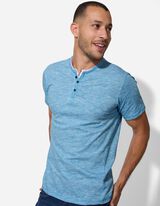 T-shirt - Regular fit - blauw