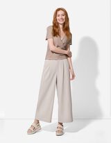 Kilote pantalone - jednobojna - svetlo-siva