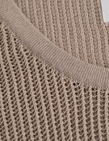 Tanktop - Strick - beige