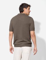 Polo mar&scaron;kinėliai - Polo apykaklė - sviesiai rudas