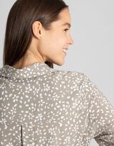 Longbluse - Knopfverschluss