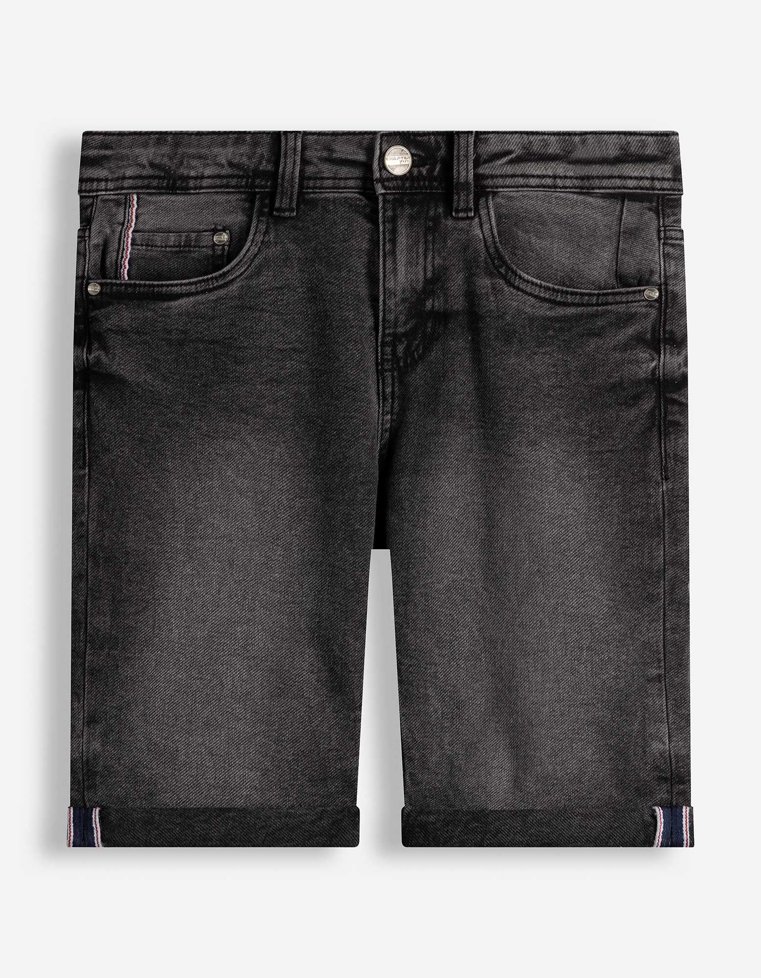 Short en jean - denim noir - noir