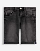 Short en jean - denim noir - noir