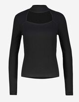 Damen Langarmshirt - Cut-Outs