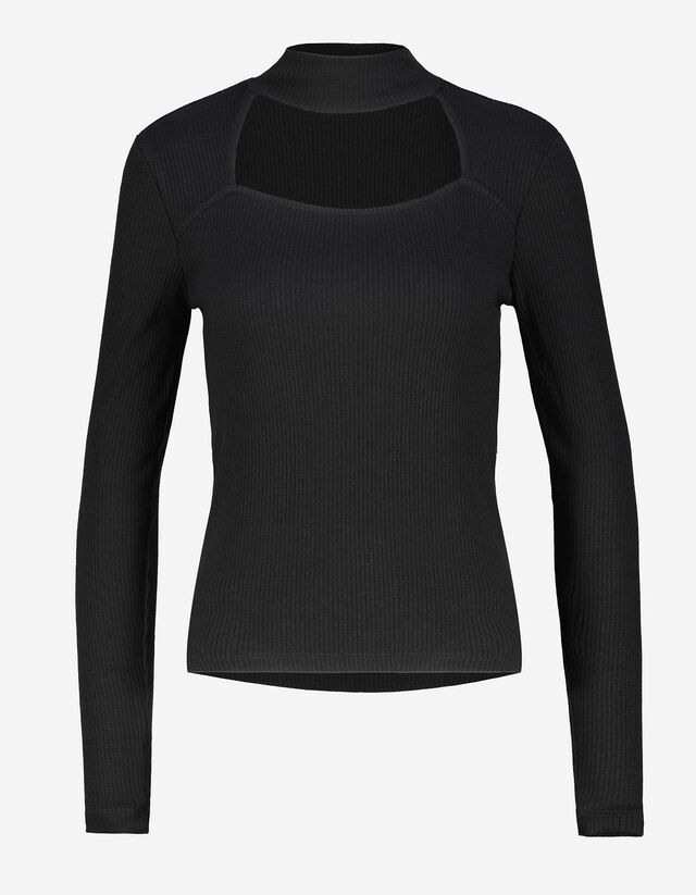 Damen Langarmshirt - Cut-Outs