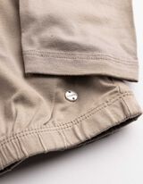 Langarmshirt - einfarbig - grau