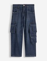 Cargohose - Loose Fit - dunkelblau