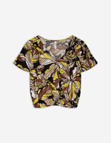Blusenshirt - Wickeloptik