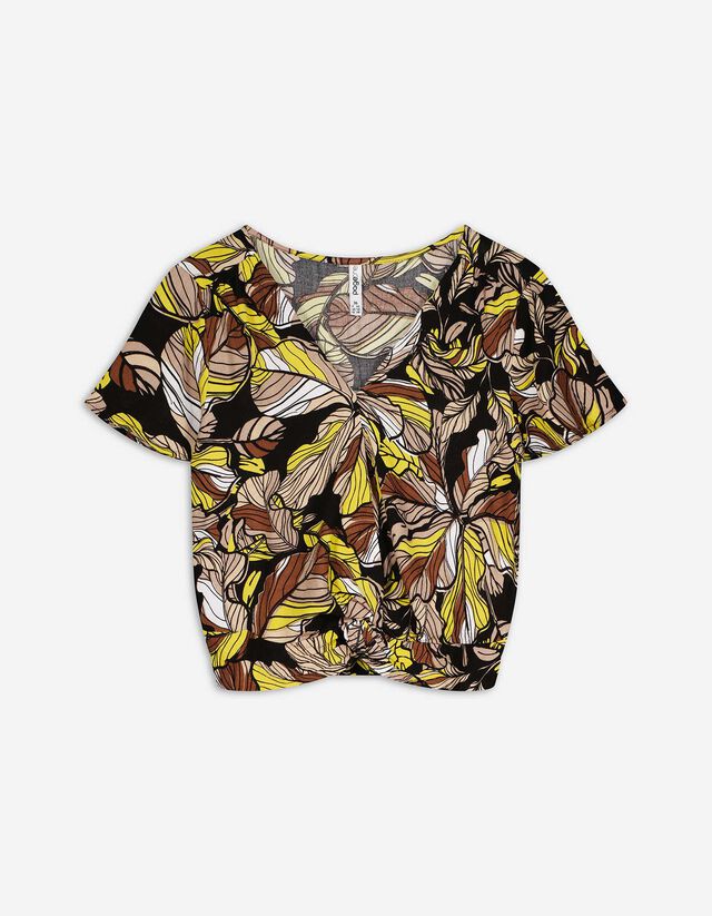 Blusenshirt - Wickeloptik
