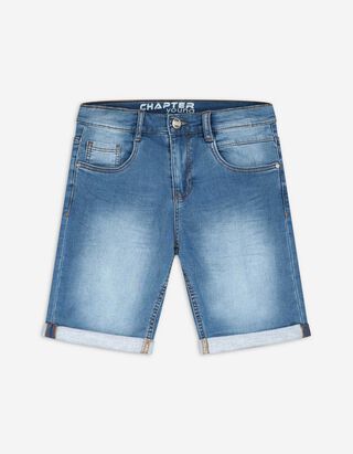 Jeansshorts - light blue denim - hellblau