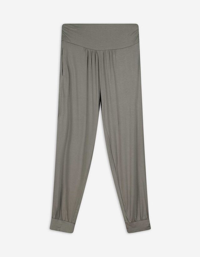 Jogger pants - Viscosemix - donkergroen