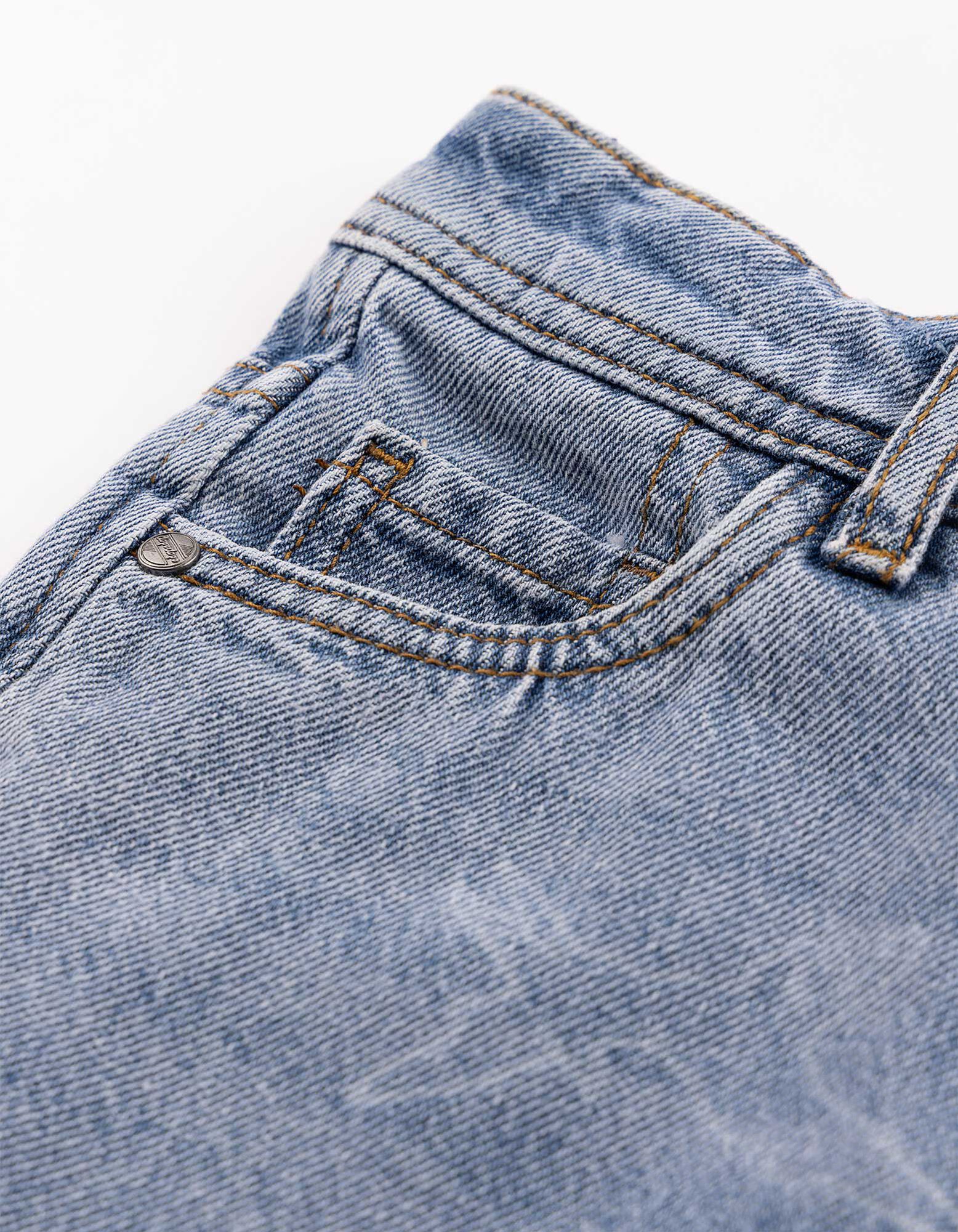 Jeans - Laserprint - Hellblau
