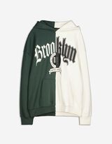 Majica s kapuljačom - Oversized Fit - tamno zelena