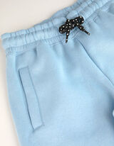 Bėgiojimo kelnės - Užra&scaron;as - sviesiai melynas