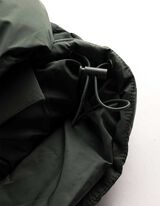 Outdoorov&aacute; bunda - Zmes materi&aacute;lov - Kaki zelen&aacute;
