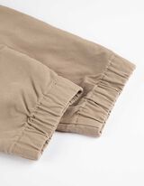 Jogger pants - Twill - beige