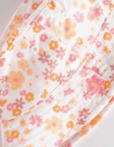 Letn&yacute; klob&uacute;k - Kvetovan&yacute; vzor - biely