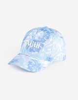 Basecap - Allover-Print - weiß
