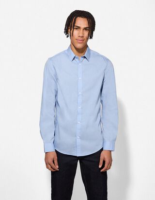 Hemd - b&uuml;gelleicht - hellblau