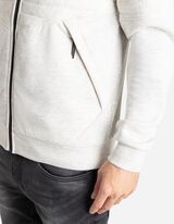 Cipz&aacute;ros meleg&iacute;tőfelső - Bord&aacute;zott - vilagos szurke