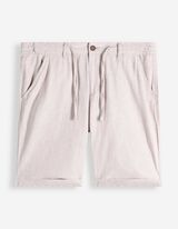 Chinoshorts - Meliert - beige