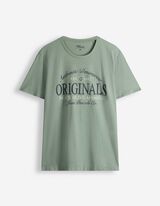 T-Shirt - Frontprint - hellgr&uuml;n