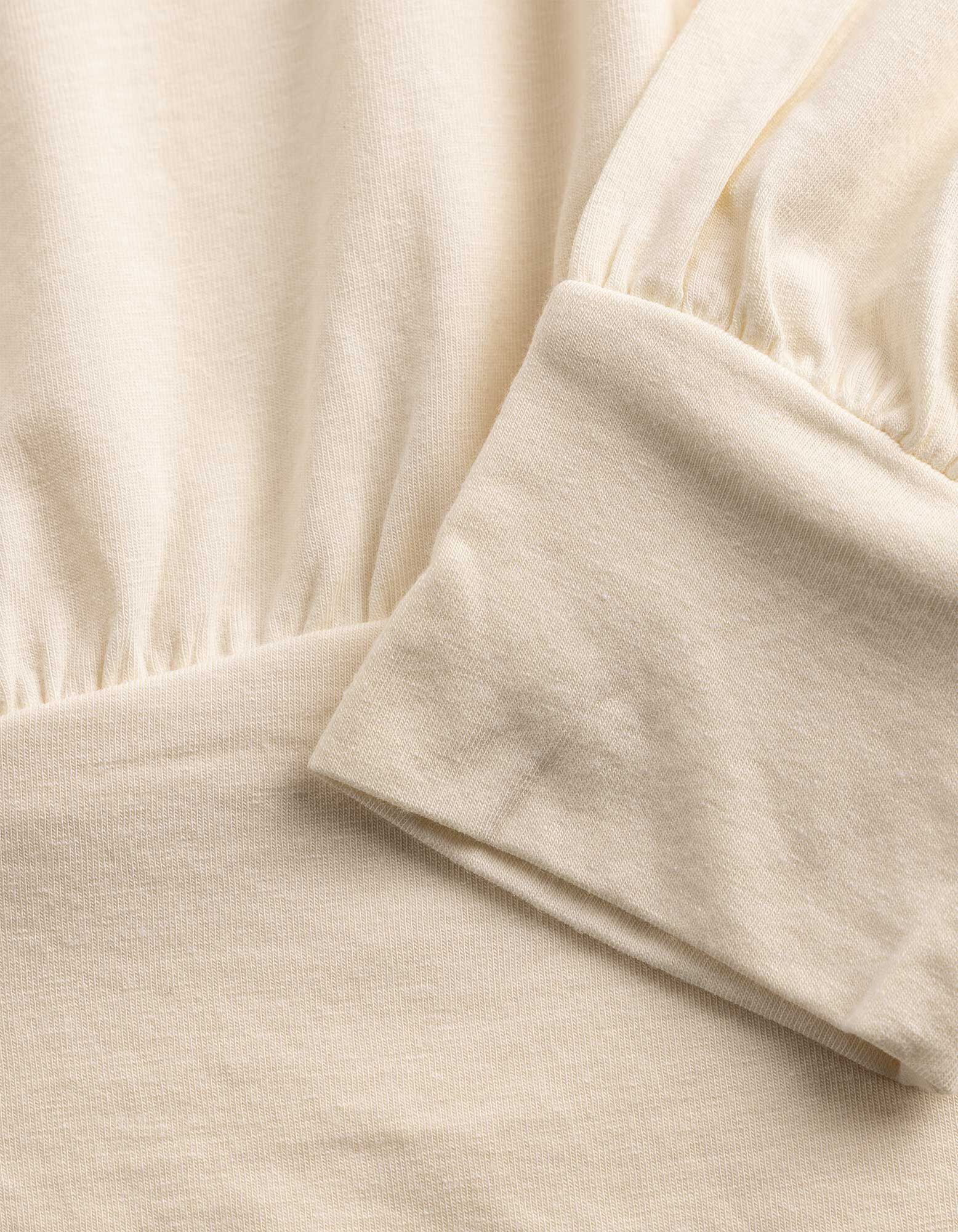 Langarmshirt - Modal-Anteil - Hellgelb