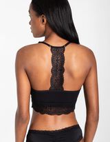 Bustier grudnjak - uglavnom bez šavova - crna